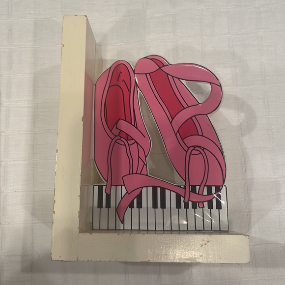 Vintage Y2K Creative edge decorative bookends ballet slippers ballerina set - Picture 4 of 5